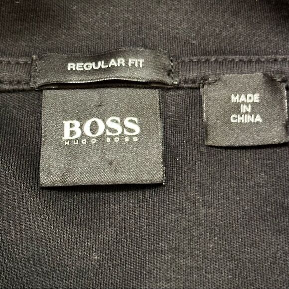 HUGO BOSS Men’s sidney black shirt long sleeve size M - Picture 9 of 10